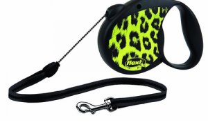 Рулетка-трос до 12 кг, 5 м, Safari S cord Leopard