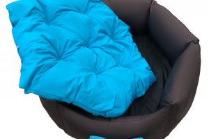 Лежанка Dogland 50х50х20 см голубая
